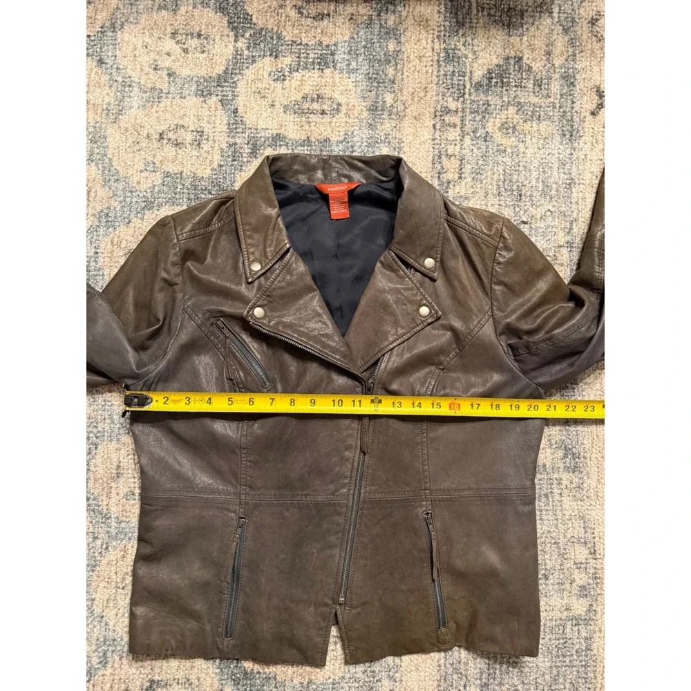 Sundance Leather Jacket Size Medium Excellent‎ Condition